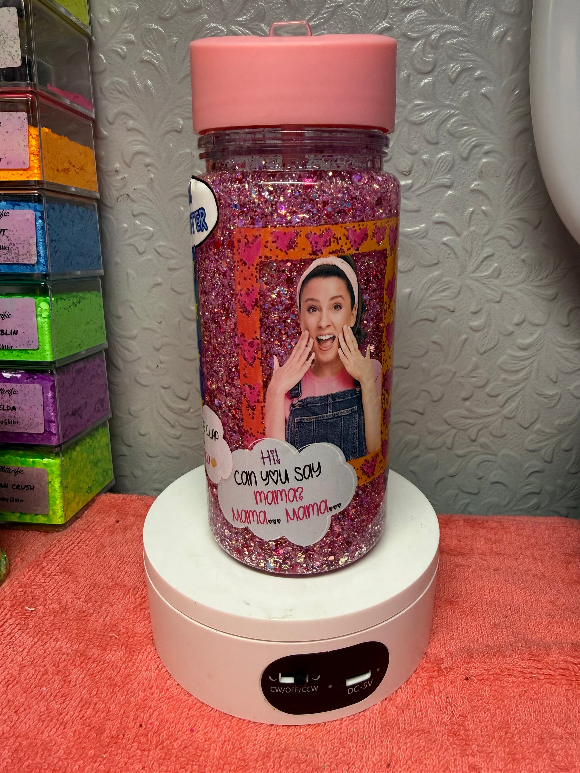 Kids 10oz Snowglobe Bottles