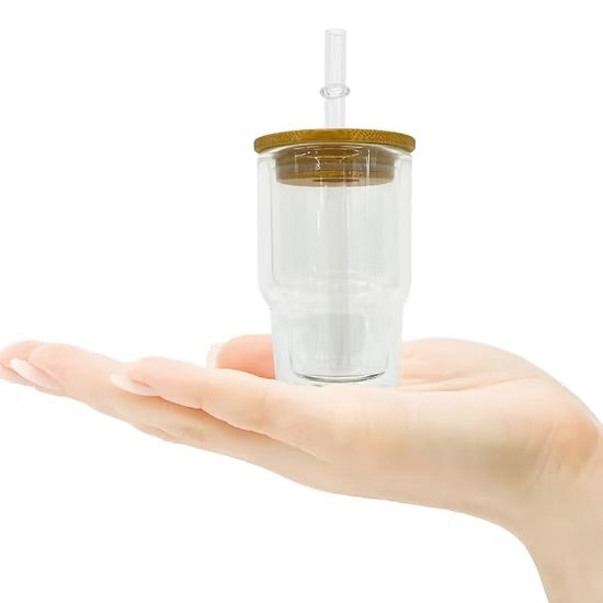 4oz Snowglobe shot glass