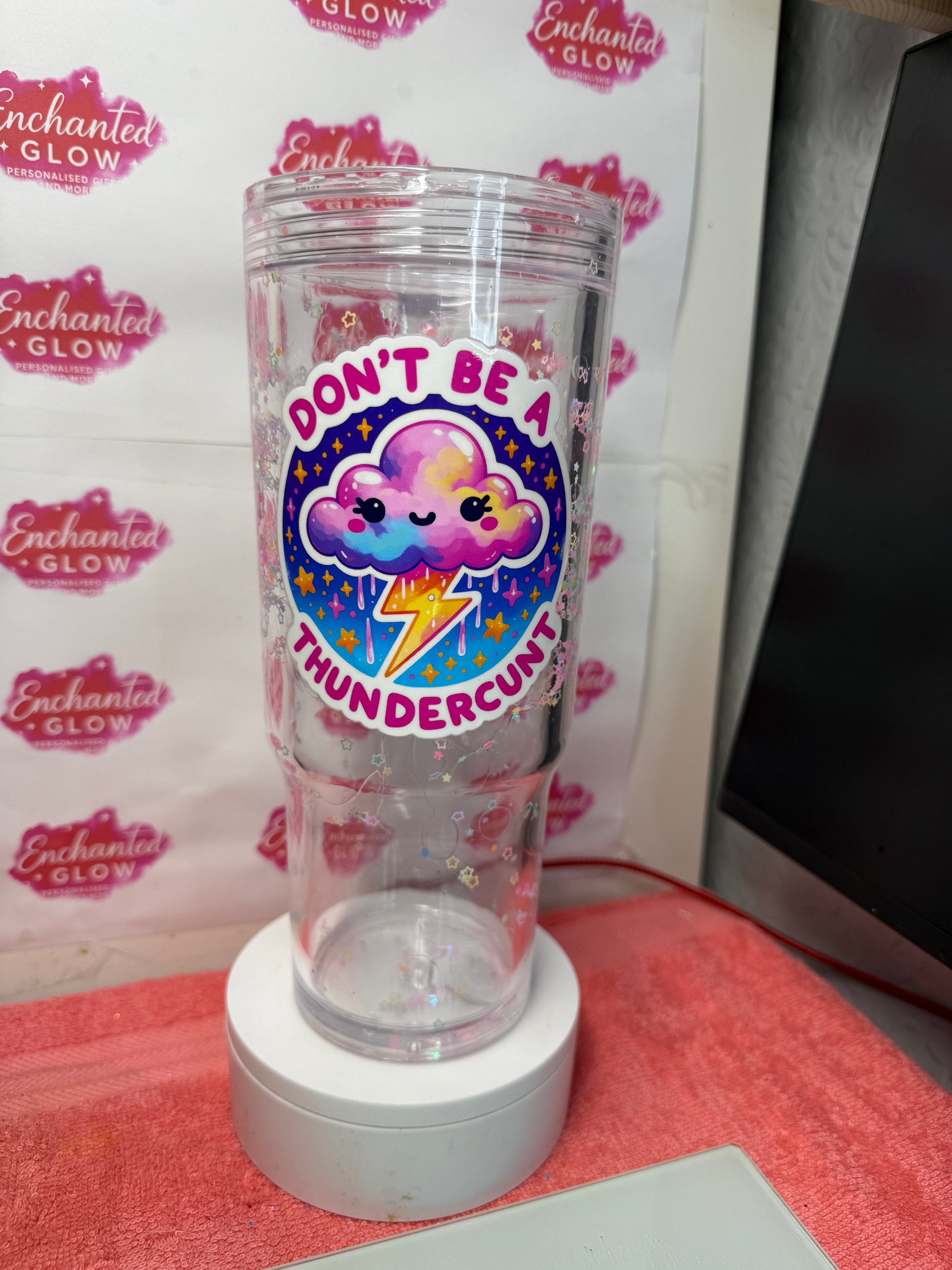 40oz Snowglobe Tumblers