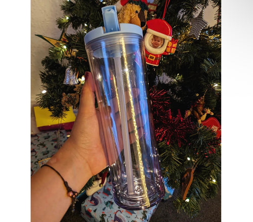 Flip lid 24oz Bottle snowglobe