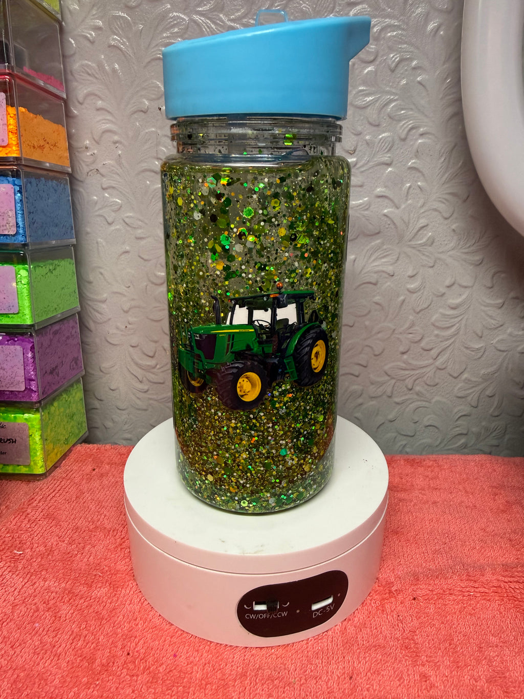 Kids 10oz Snowglobe Bottles