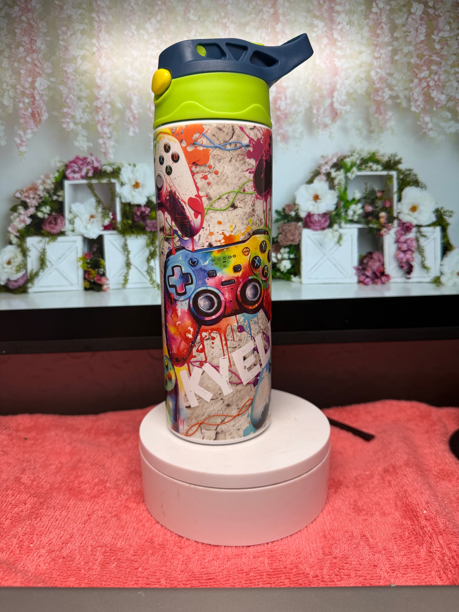 16oz Kids Flip Lid Bottle