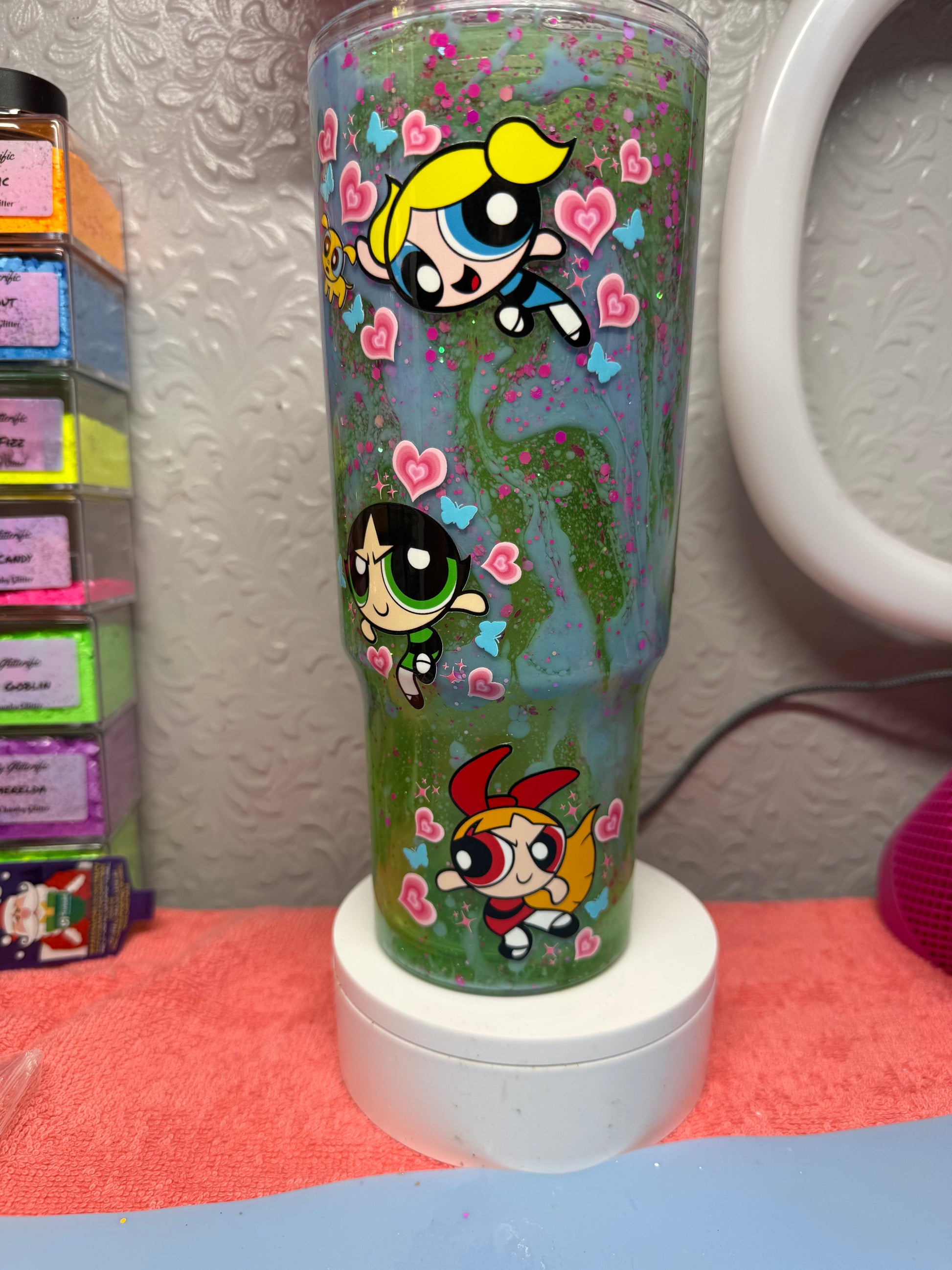 40oz Snowglobe Tumblers