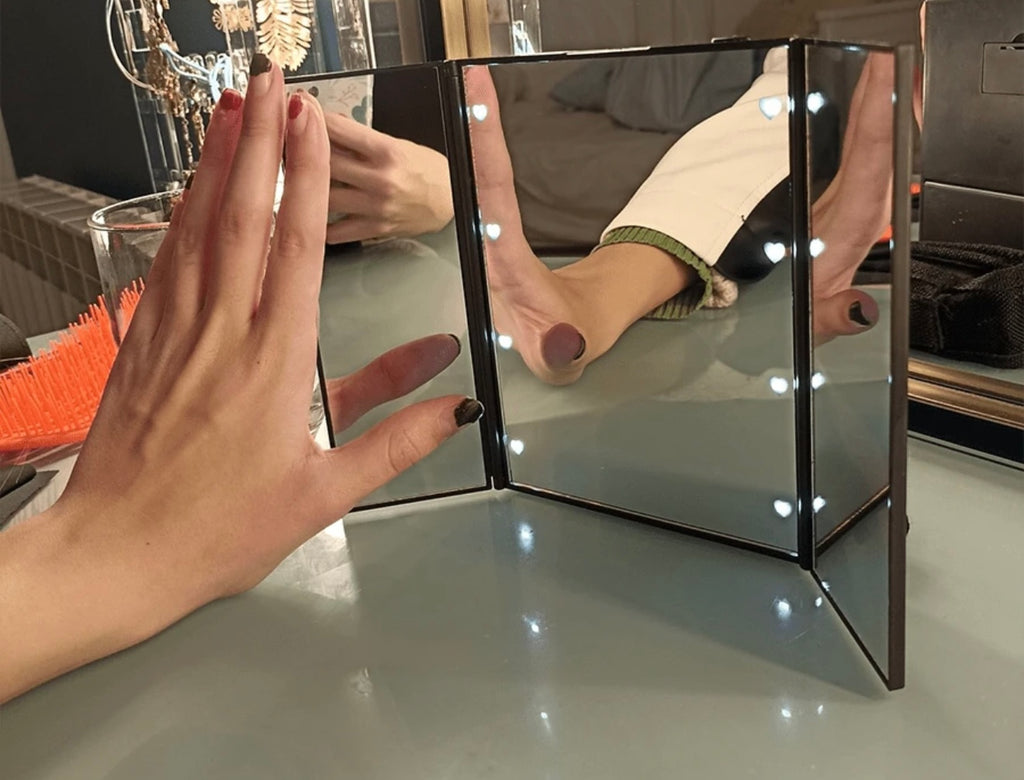 Mirrors with lights
