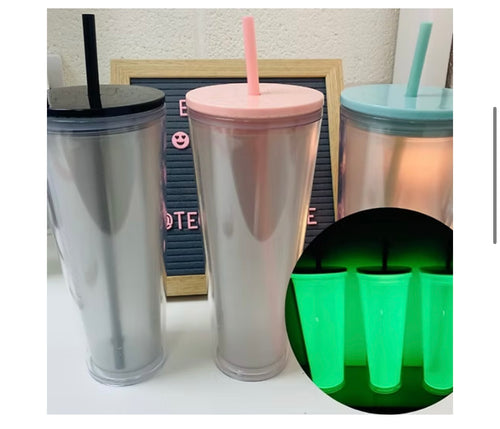 Glow in the dark 24oz snowglobe