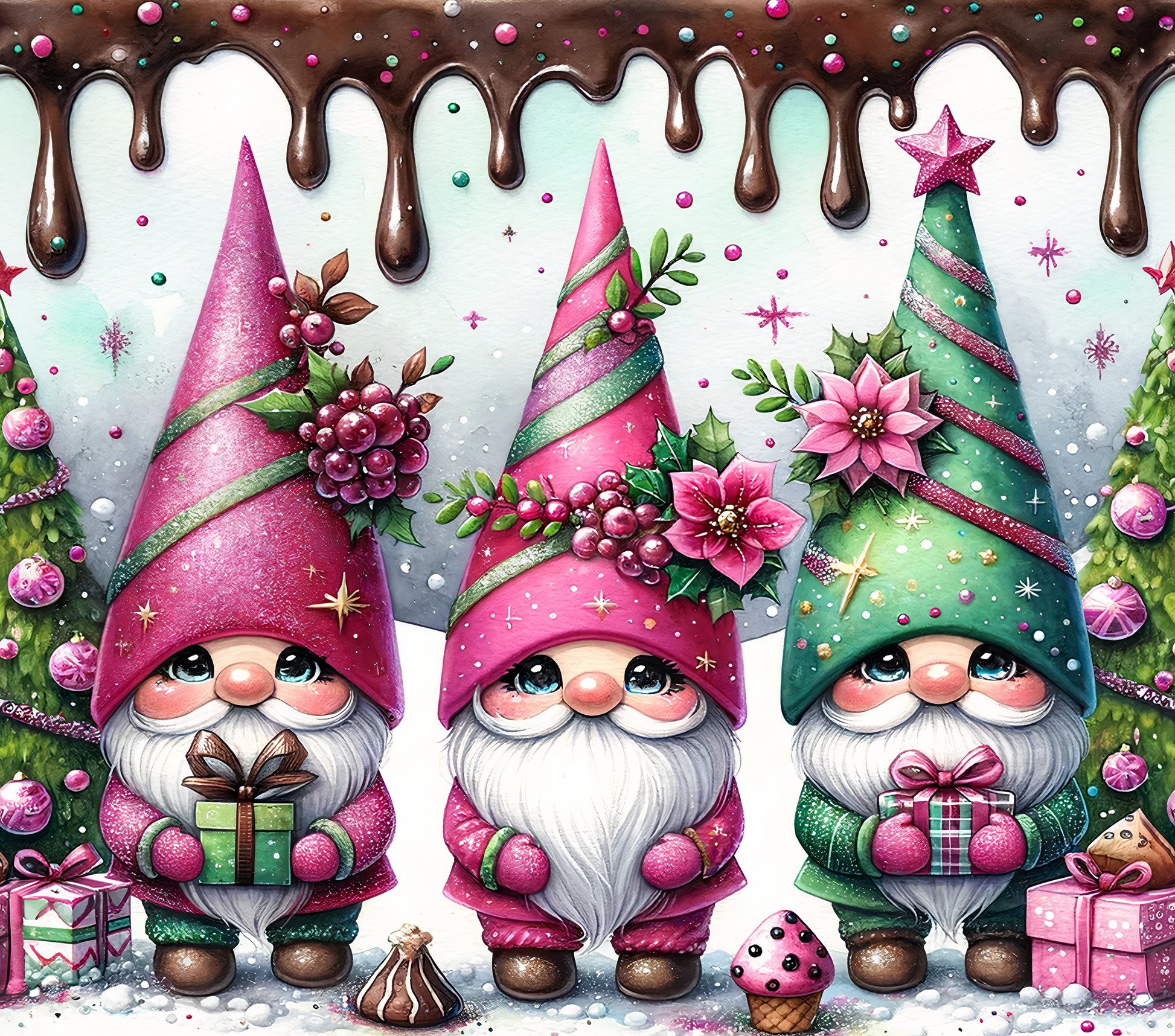 Christmas Gonk Tumbler