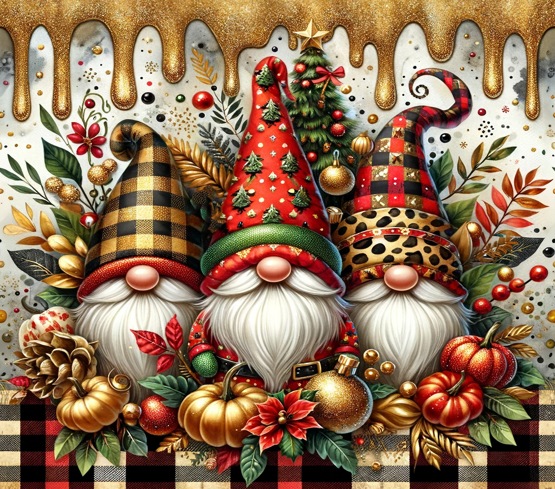 Christmas Gonk Tumbler