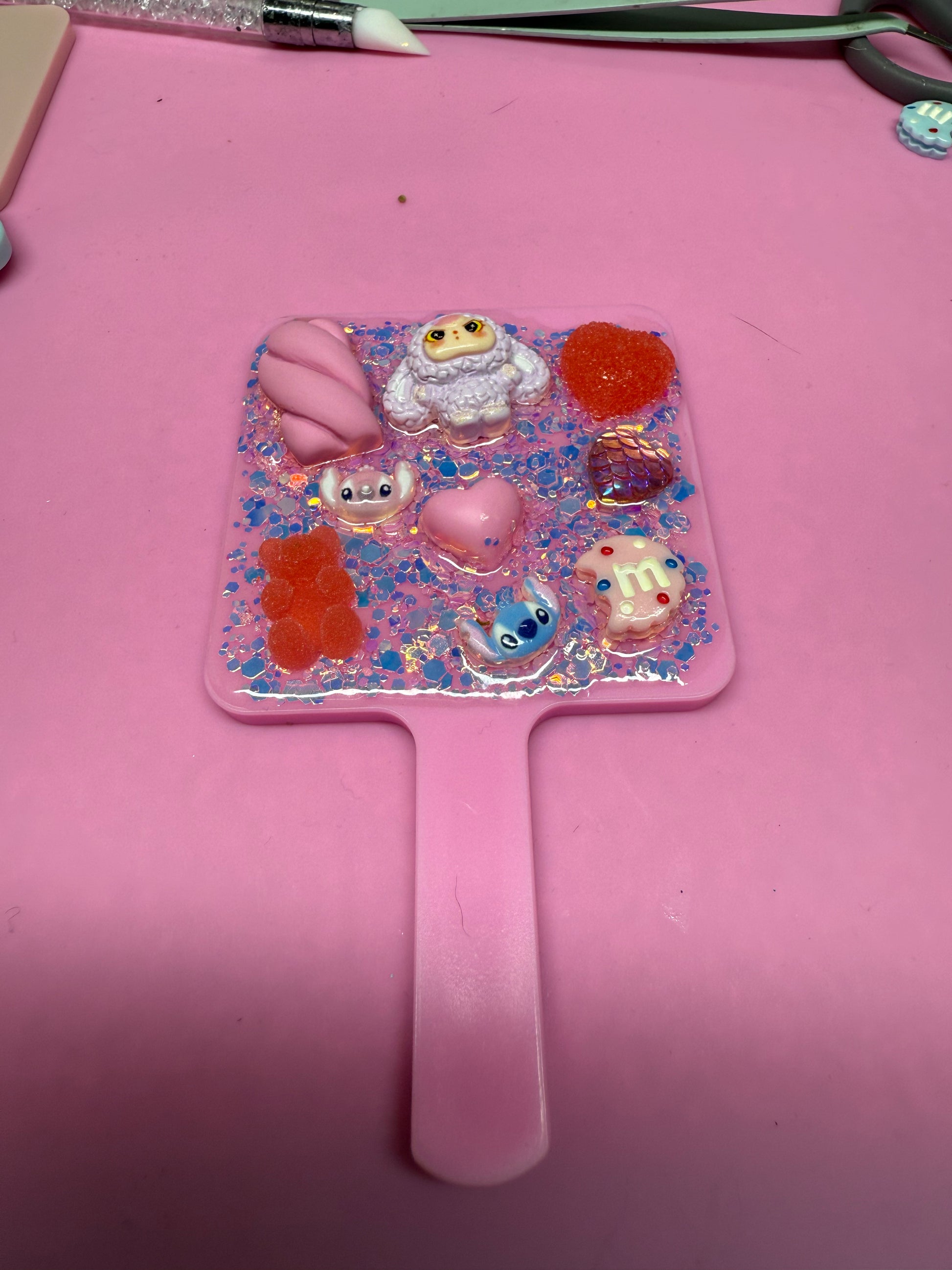 Mini travel junk mirror