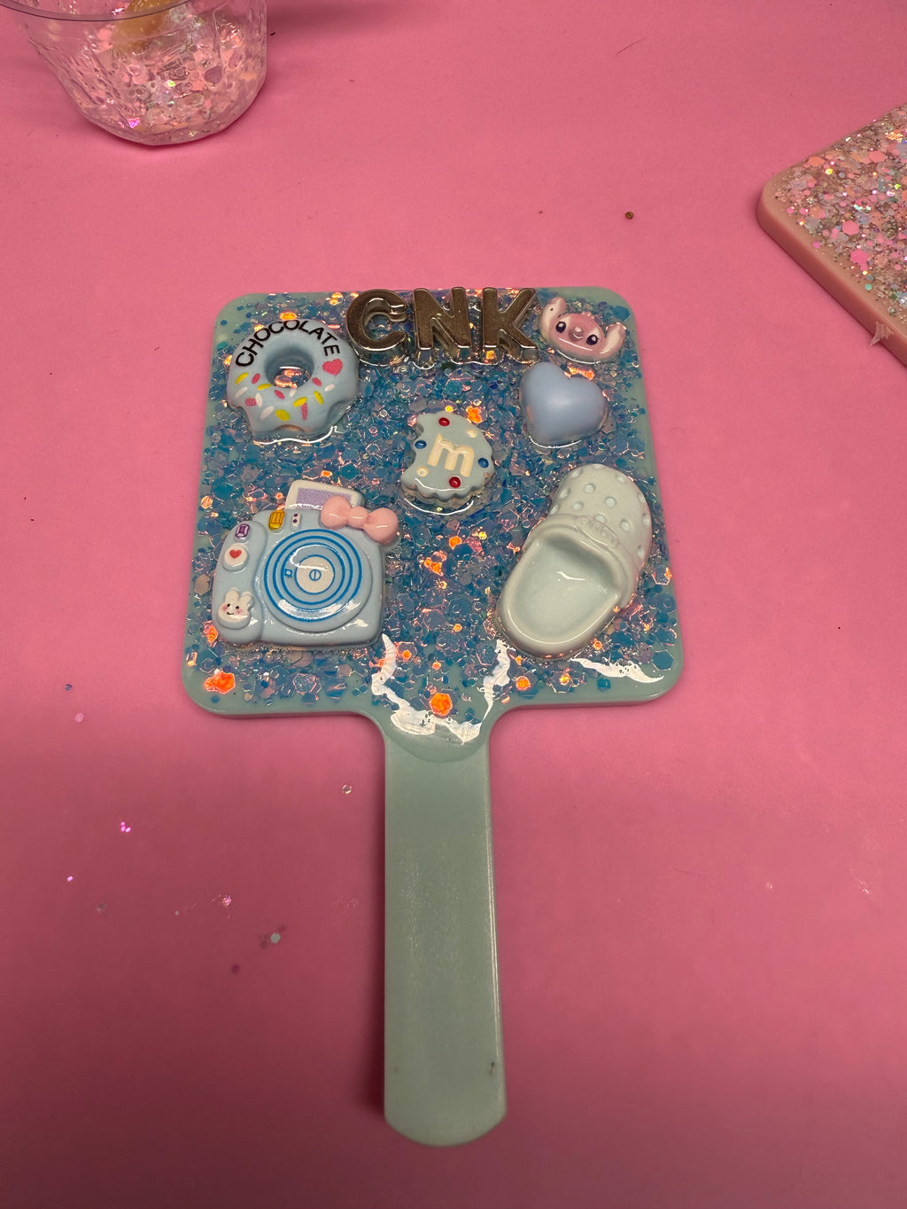 Mini travel junk mirror
