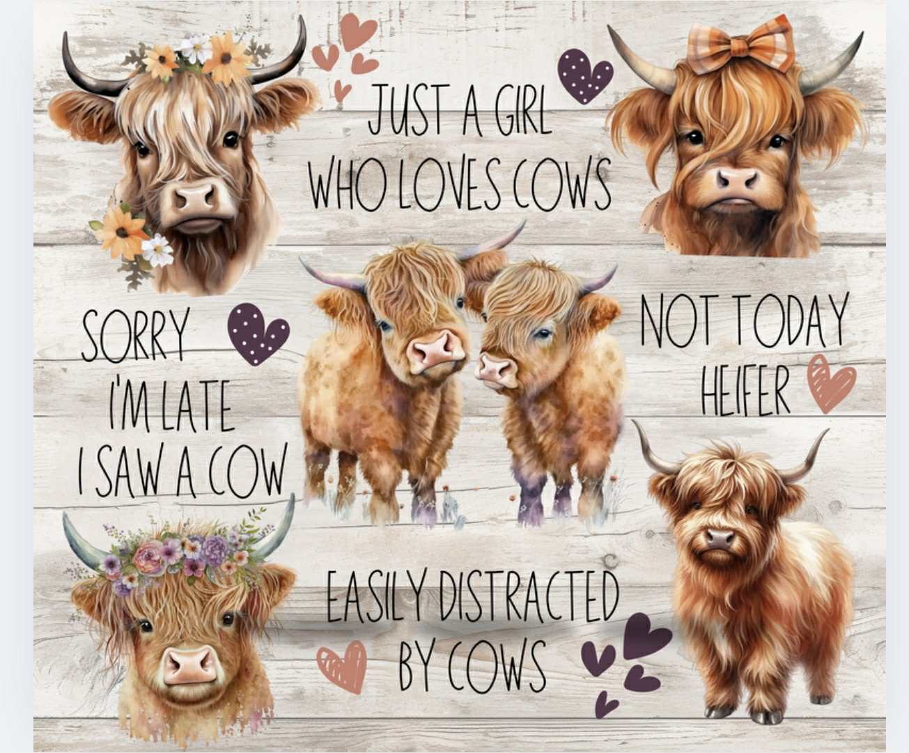 Highland Cow Tumbler