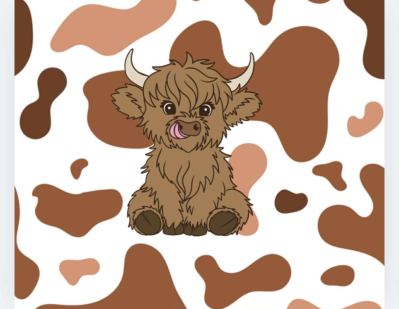 Highland Cow Tumbler